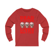 Halloween Dead Voters Lives Matter hot red unisex Jersey Long Sleeve Tee