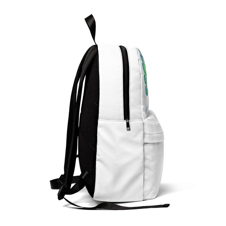 Stop Peacocking Me! Green white  unisex Classic Backpack