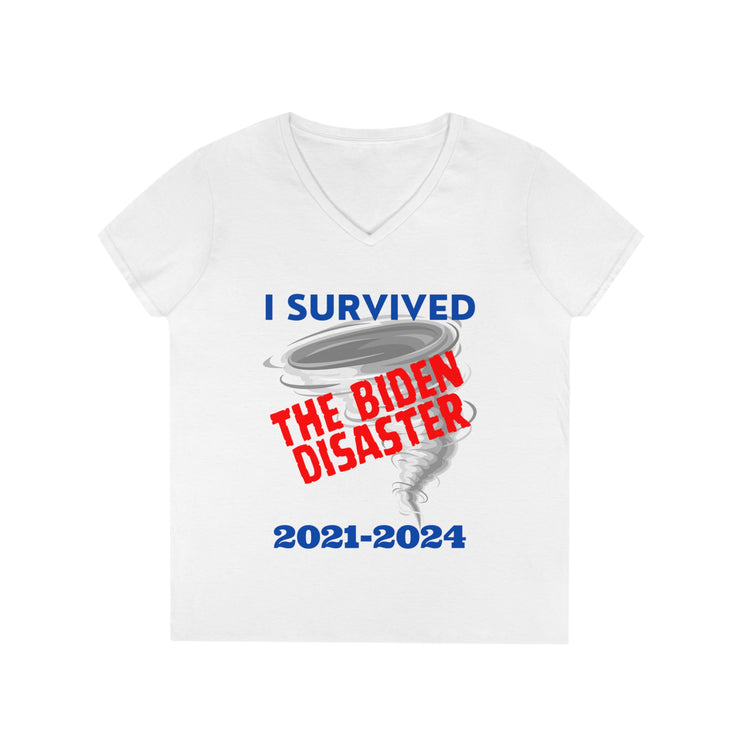 I survived the Biden Disaster 2021-2024 V-neck Women&