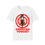 American Tourist Female African-America  worth a billon dollars Unisex Softstyle T-Shirt