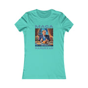 MAGA Hanukkah soft blue Women's Favorite Tee