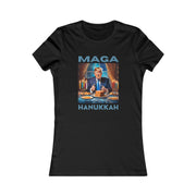 MAGA Hanukkah soft blue Women's Favorite Tee