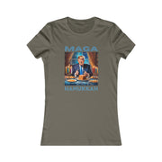 MAGA Hanukkah soft blue Women's Favorite Tee