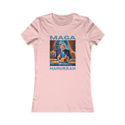 MAGA Hanukkah soft blue Women's Favorite Tee