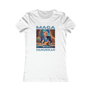 MAGA Hanukkah soft blue Women's Favorite Tee