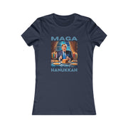 MAGA Hanukkah soft blue Women's Favorite Tee