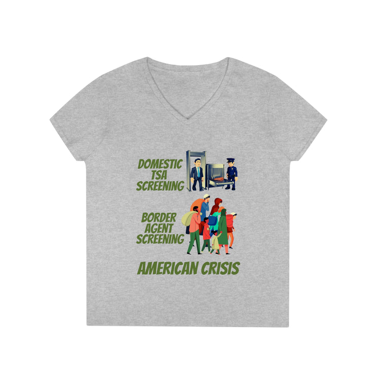 American Crisis V-Neck T-Shirt