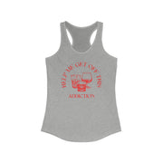 Help me get off this addiction women's Ideal Racerback Tank