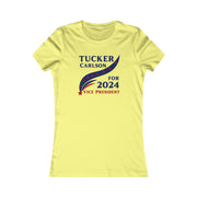 Tucker Carlson for Vice President 2024  Women's Favorite Tee