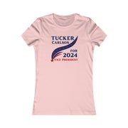 Tucker Carlson for Vice President 2024  Women's Favorite Tee