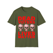 Halloween Dead Voters Lives Matter hot red Softstyle T-Shirt