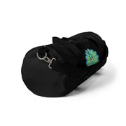 Stop peacocking me black duffel bag