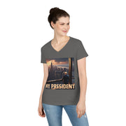 My President V-Neck T-Shirt