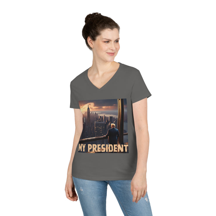 My President V-Neck T-Shirt