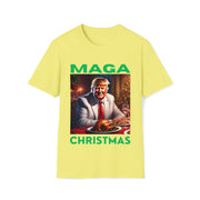 MAGA Christmas green Soft style T-Shirt unisex