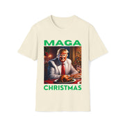 MAGA Christmas green Soft style T-Shirt unisex