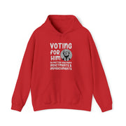 Voting for him no matter how many indictments and impeachments unisex Blend™ Hooded Sweatshirt