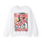 Haters seek therapy Blend™ Crewneck Sweatshirt Unisex