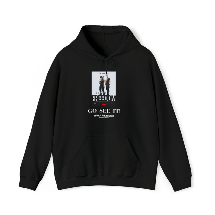 Sound of Freedom Go see it Awareness unisex Blend™ Hooded Sweatshirt