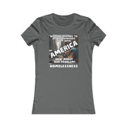 Our Problem Homelessness white Women's Favorite Tee