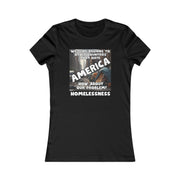 Our Problem Homelessness white Women's Favorite Tee