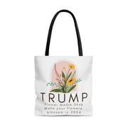 Trump Flower MAGA Shop Tote Bag (AOP)