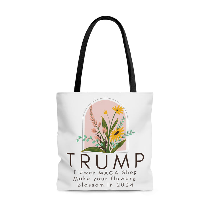 Trump Flower MAGA Shop Tote Bag (AOP)