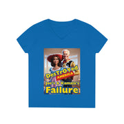 Destroyed America Joe's & Kamala's Failure V-neck Women's tee