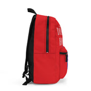 Disabled & Homeless Share and donate backpack Red
