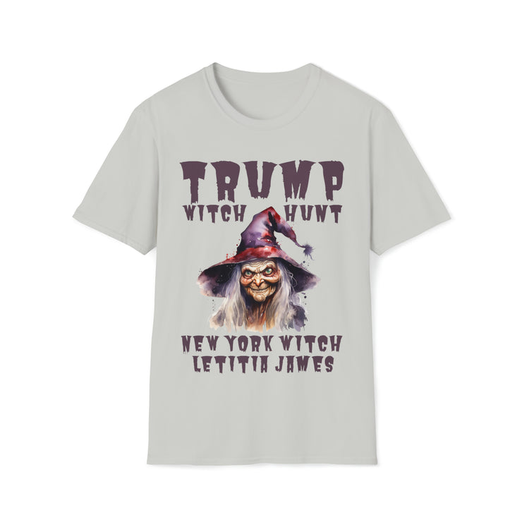 Trump witch hunt New York Witch Letitia James Soft style T-Shirt