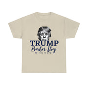 Trump Barber Shop Cutting in 2024 Unisex Heavy Cotton Tee