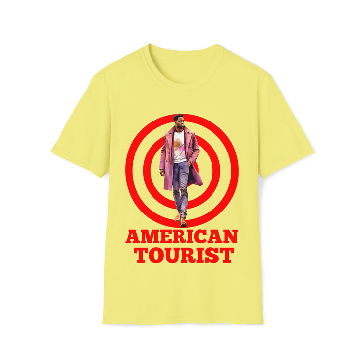 American Tourist Man African-American worth one billon dollars Unisex Softstyle T-Shirt