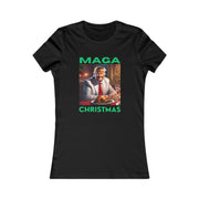 MAGA Christmas Green Women's Favorite Tee