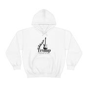 Trump Music Station Playing in 2024 Blend™ Hooded Sweatshirt