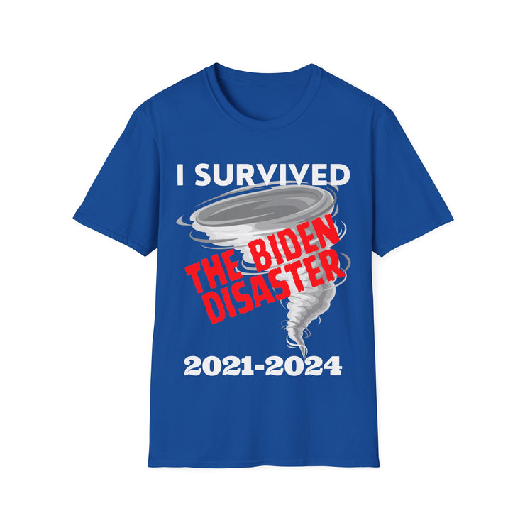 I survived the Biden Disaster 2021-2024 Soft style T-Shirt unisex