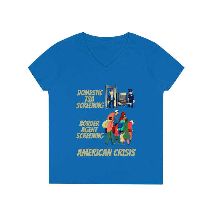 American Crisis V-Neck T-Shirt