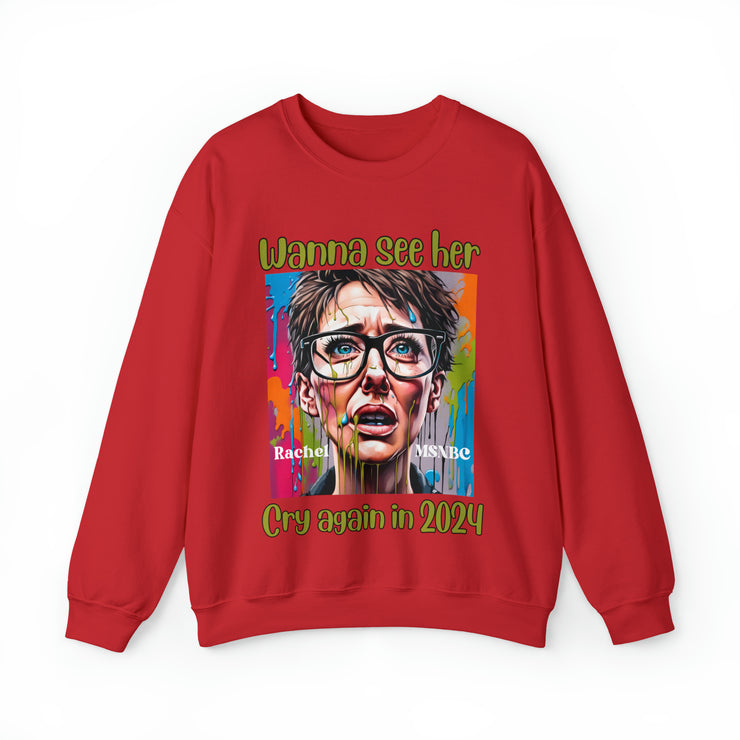 Wanna see her cry again in 2024 Heavy Blend™ Crewneck Sweatshirt Unisex