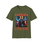 America has been invaded by an Army of Men Soft style T-Shirt