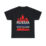 Russia is it worth it, stop the war unisex Heavy Cotton Tee