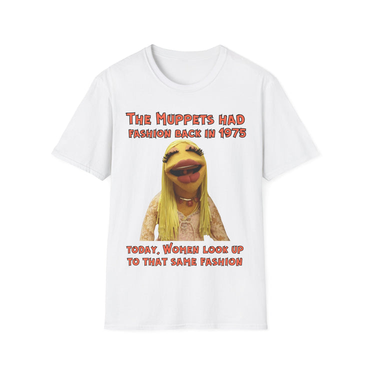 The Muppets had fashion back in 1975 Soft style T-Shirt unisex