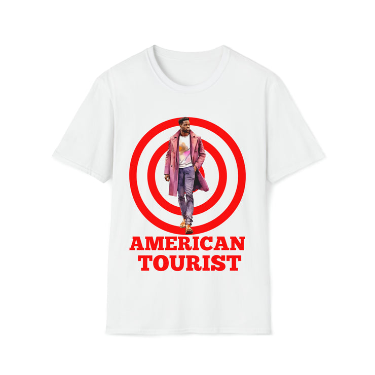 American Tourist Man African-American worth one billon dollars Unisex Softstyle T-Shirt