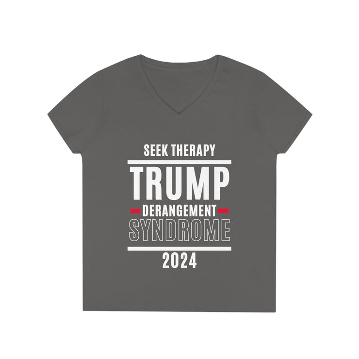 Seek Therapy Trump Derangement Syndrome 2024 V-neck Women&