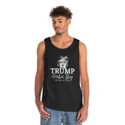 Trump Barber Shop Cutting in 2024 Heavy Cotton Tank Top