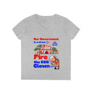 Fire the BIG clown V-Neck T-Shirt