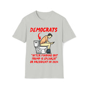 Democrats after finding out Trump is Speaker or President in 2024 Soft style T-Shirt