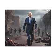 Voter search party zombies with Biden Canvas Gallery Wraps