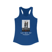 Sound of Freedom Go see it Awareness women's Ideal Racerback Tank