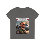 Top Gun President V-neck Women's tee