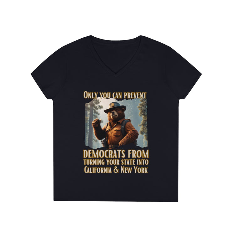 Only you can prevent V-Neck T-Shirt