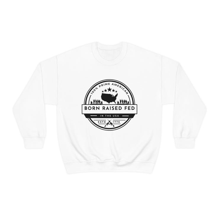 100% Prime American Born Raised Fed in the USA Heavy Blend™ Crewneck Sweatshirt